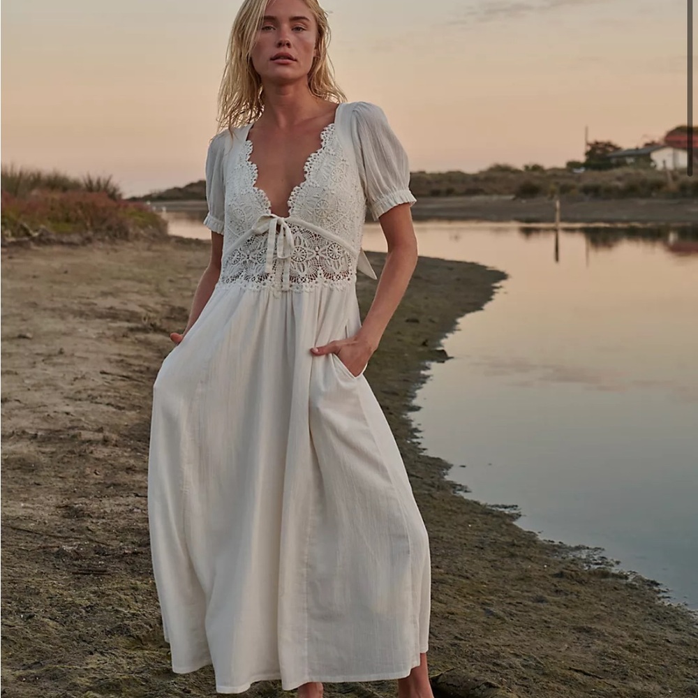 Free People All You Need Is Lace Dress - Small